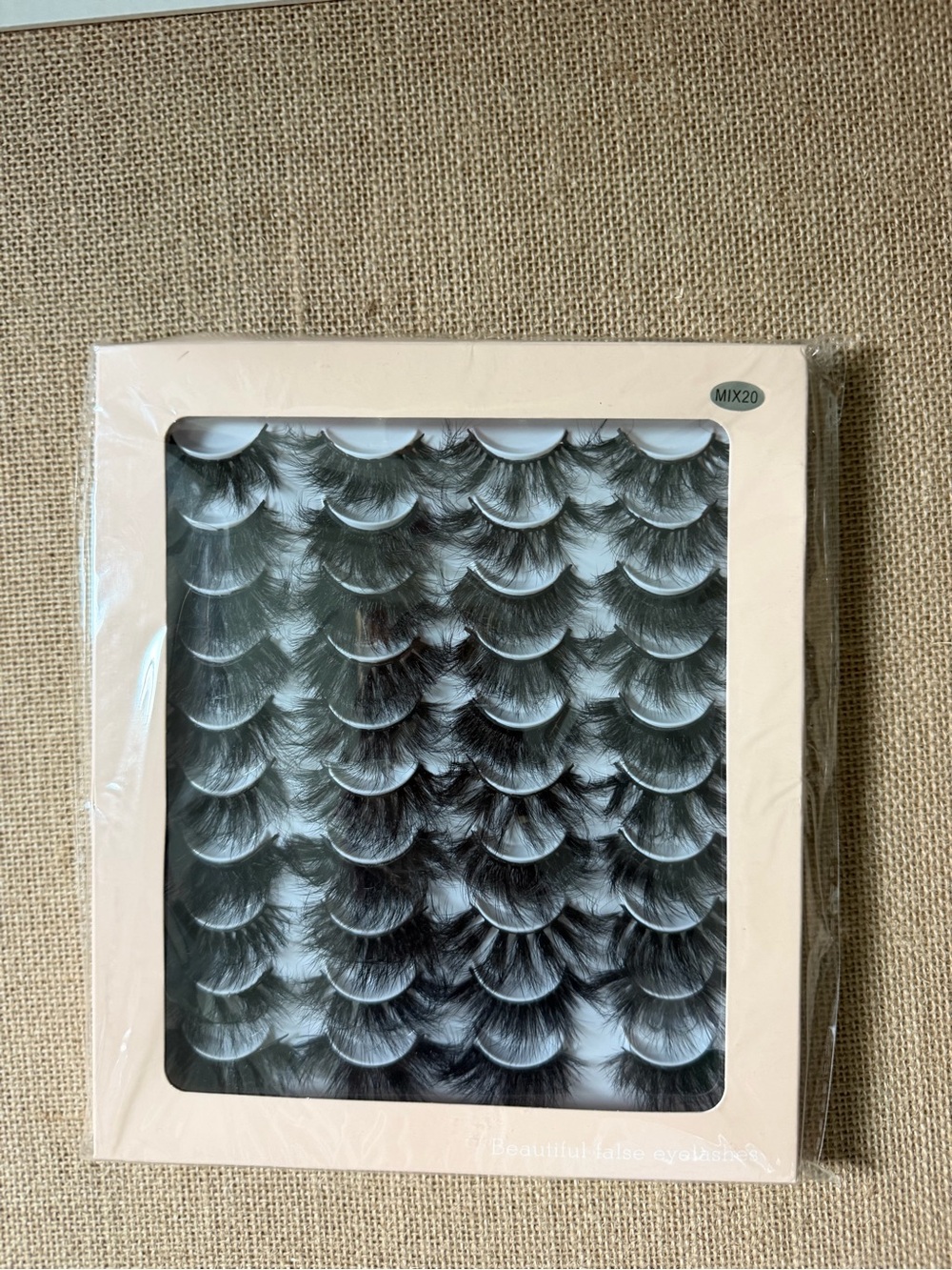20 False Eyelash Set - Black